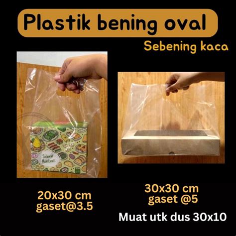 Jual Isi Pc Kantong Kresek Pe Bening Plong Tebal Plastik Take Away