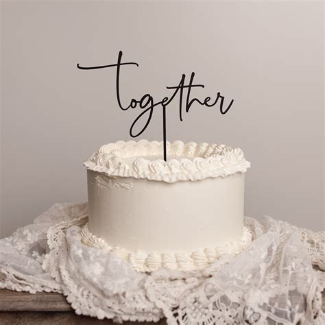 Cake Topper Together Zur Hochzeit Kollektion Tortenwunder Nordelig