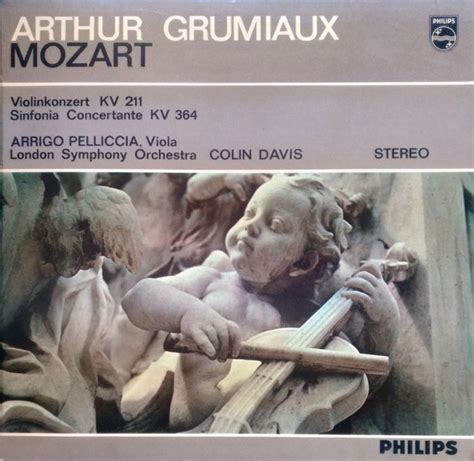 Arthur Grumiaux Mozart Violin Concerto K Sinfonia Concertante