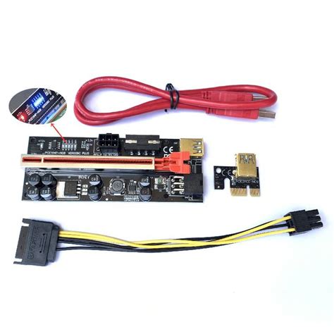 Ver S Plus Pcie Riser Card S Pci E Pci Express Adapter Molex Pin