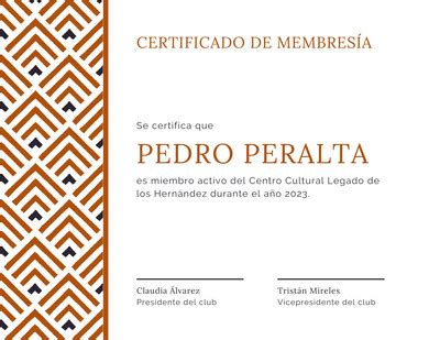 Explorá nuestras plantillas de certificados de membresía Canva