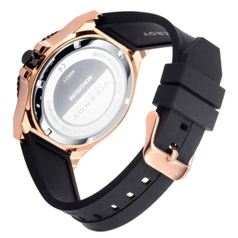 Reloj Viceroy Magnum Hombre Negro Y Rosado Anal Gico