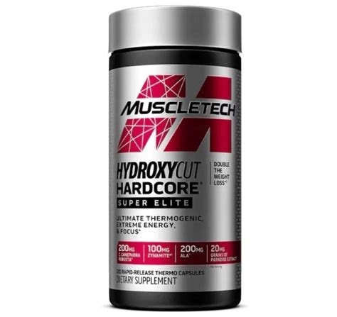 Muscletech Hydroxycut Hardcore Super Elite Vcaps Spalacz T Uszczu