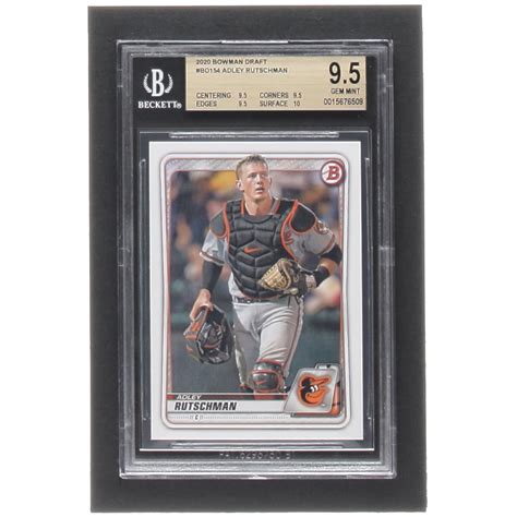 Adley Rutschman 2020 Bowman Draft BD154 RC BGS 9 5 Pristine Auction