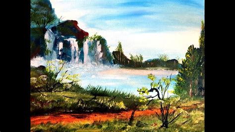 Acrylicpainting Akryl Jednoduché malování Krajina YouTube