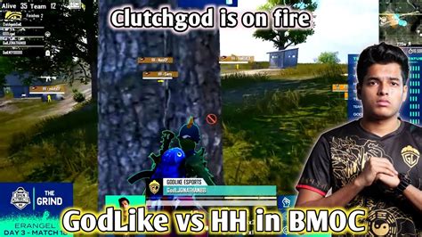 GodLike Vs HH 4v4 Fight In BMOC Clutchgod 1v3 HH GodLike Vs HH