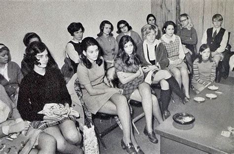 Mini Skirts In The Classroom In The Past ~ Vintage Everyday