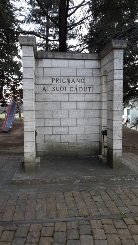 Monumento Ai Caduti Di Prignano Sulla Secchia In Tutte Le Guerre