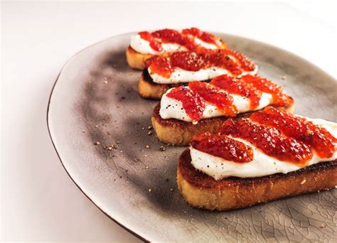 Crostini Mit Ger Uchertem Kaviar Lieblingsspeise Der Foodblog