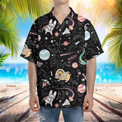 Outer Space Hawaiian Shirt, Summer Vacation, Beach Party sold by George ...