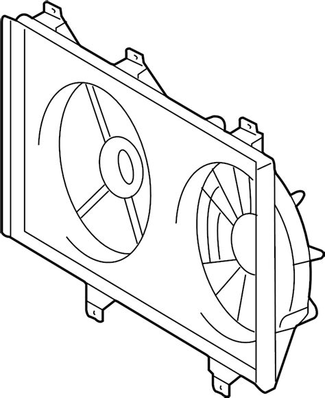 Lexus Es Engine Cooling Fan Shroud Lexus Parts Direct