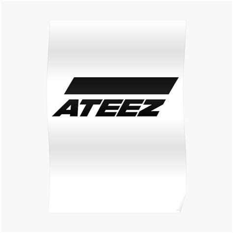 B Ateez Poster For Sale By Pepguardi Redbubble