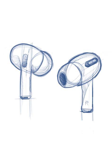 Airpods Pro Sketch On Behance