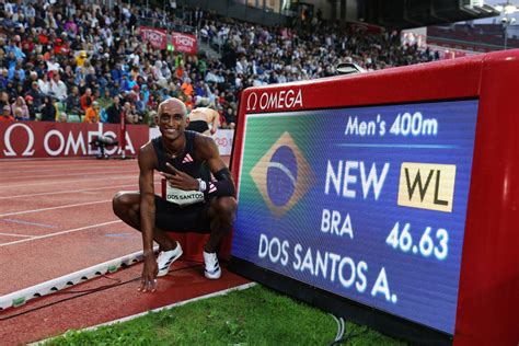 Alison Dos Santos Faz Melhor Tempo Do Ano E Vence Diamond League