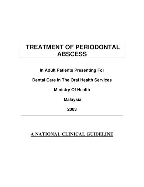 (PDF) Treatment of Periodontal Abcess - DOKUMEN.TIPS