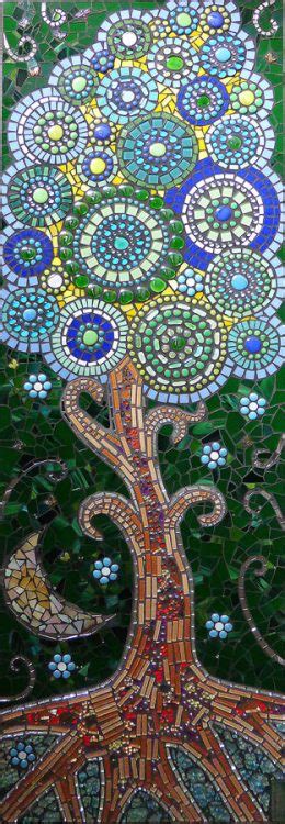 Spiral Tree Of Life Glass Mosaic Mosaic Artist