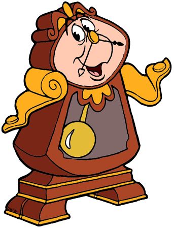 Lumiere and Cogsworth Clip Art | Disney Clip Art Galore