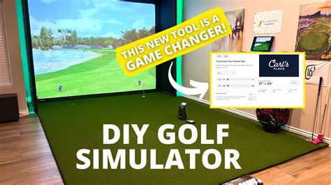 How To Build An Indoor Golf Simulator Easily And Affordable Using Carl