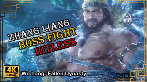 Wo Long Fallen Dynasty Boss Fight Zhang Liang General Of Man Hitless No Damage Youtube