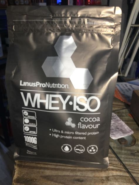 Linuspro Whey Iso Chokolade 1000gram Gomotion Fitness Og Motions Center