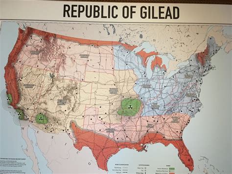 Handmaid's Tale Gilead Map / The Handmaid's Tale Republic of Gilead ...