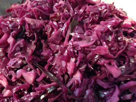 Ensalada Caliente De Lombarda Repollo Morado En Repollo