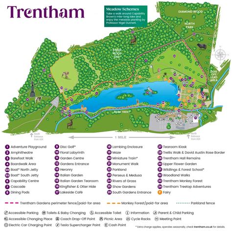 Map Of Trentham Gardens Plan Your Visit Trentham Estate