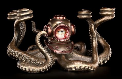 Kerzenhalter Steampunk Krake Veronese Figuren Shop De