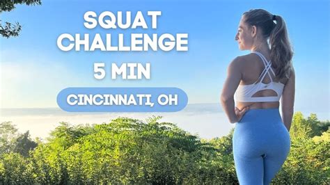 5 Minutes Squat Challenge Quad And Booty Burner Cincinnati Oh Youtube