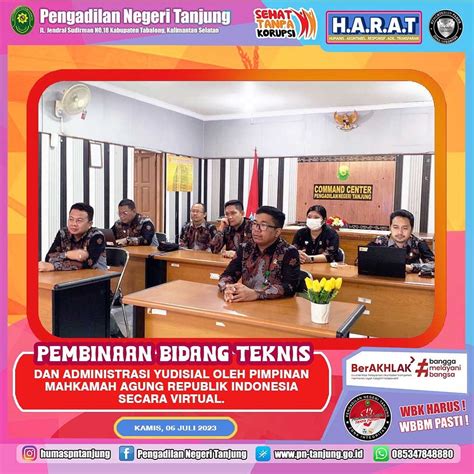 Pembinaan Bidang Teknis Dan Administrasi Yudisial Oleh Pimpinan