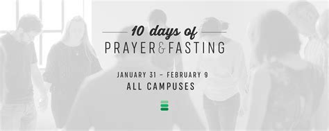 Days Of Prayer And Fasting Guide