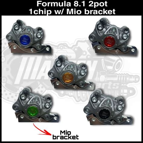 Formula 8 1 2pot 1 Chip Brake Calipers W Mio Bracket Lazada PH