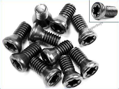 10pcs M3.5 x 8mm T15 Torx Screws Grade 12.9 Alloy Steel Lathe Carbide ...