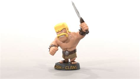 Clash Of Clans Barbarian 3d Model For 3d Print Cgtrader