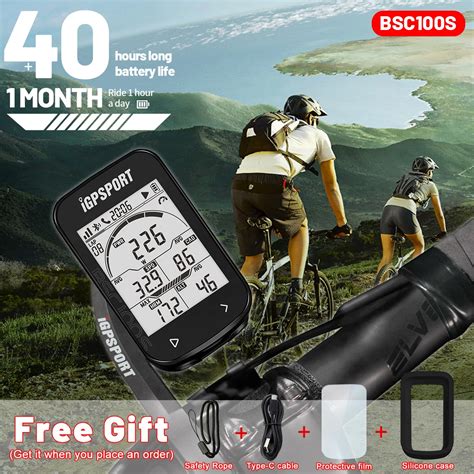 IGPSPORT BSC100S ANT GPS Odometer Cycling Bike Computer Riding Wireless