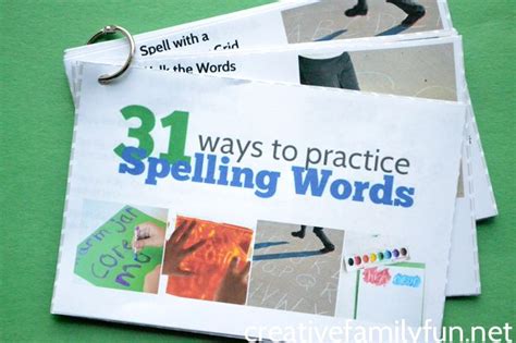 Fun Ways To Practice Spelling Words Spelling Fun Spelling Words