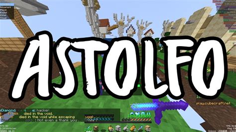 Astolfo Hacking On Cubecraft Skywars 1 Private Hacked Client