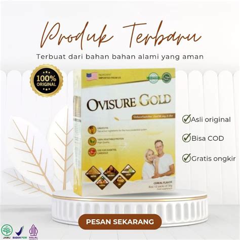 Jual Ovisure Gold Asli Original Milk Susu Vitamin Tulang Dan Sendi