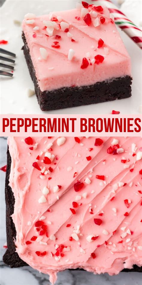 Candy Cane Brownies Perfect Christmas Brownies Recipe Christmas