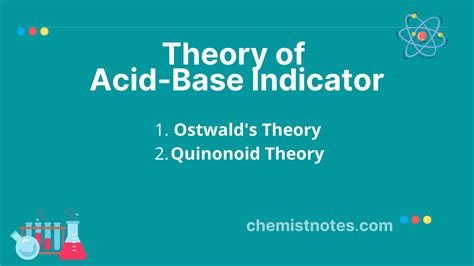 Theories of acid base indicators - Chemistry Notes