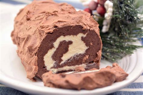 Yule Log Chocolate Roll Cake Recipe Sweet Pea S Kitchen