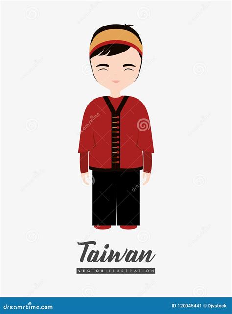 Taiwan Culture Design Cartoon Vector | CartoonDealer.com #120047121