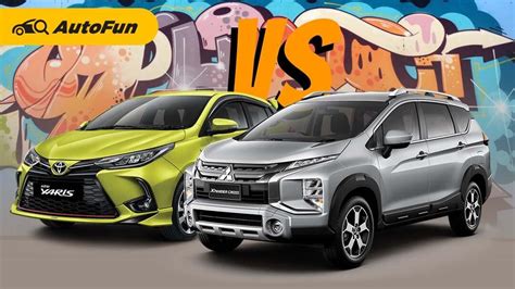 Toyota Yaris Trd Cvt Vs Mitsubishi Xpander Cross Premium At Mana Yang