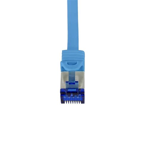 Buy Logilink c6a086s câble de réseau bleu 7 5 m cat6a s ftp s stp at