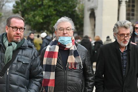 Dominique Besnehard Obsèques De Mylène Demongeot à Paris