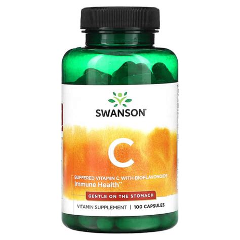 Swanson Buffered Vitamin C With Bioflavonoids Capsules