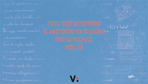 Test per scoprire il metodo di studio più efficace per te