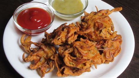 Onion Pakoda Crispy Kanda Bhajiya Pyaz Ke Pakode Quick Snack