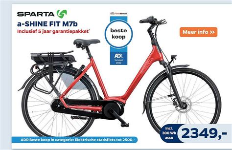 Sparta A Shine Fit M B Fiets Aanbieding Bij Bike Totaal