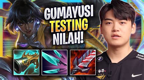 GUMAYUSI TESTING NILAH IN KOREA SOLOQ T1 Gumayusi Plays Nilah ADC Vs